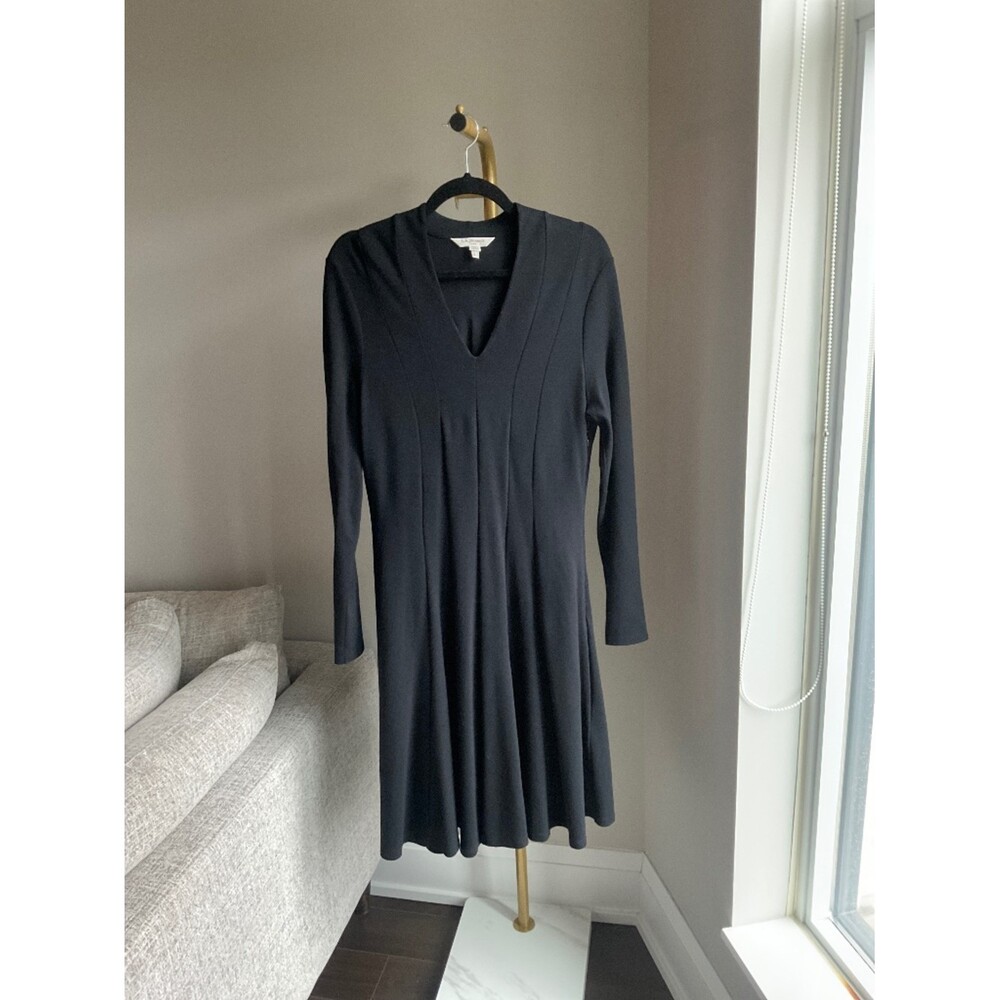 L.K. Bennett Aviana Black Dress
